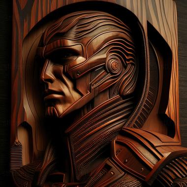 3D модель Святой Шепард из Mass Effect (STL)